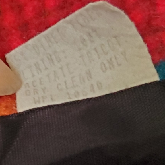 Jofeld Vintage Aztec Blanket Jacket, Size Adult Medium - Picture 7 of 13